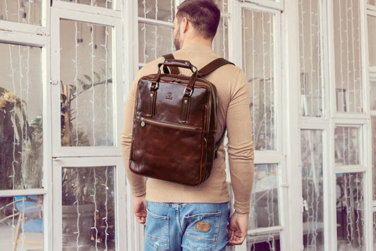 How Should You Wear a Leather Backpack?