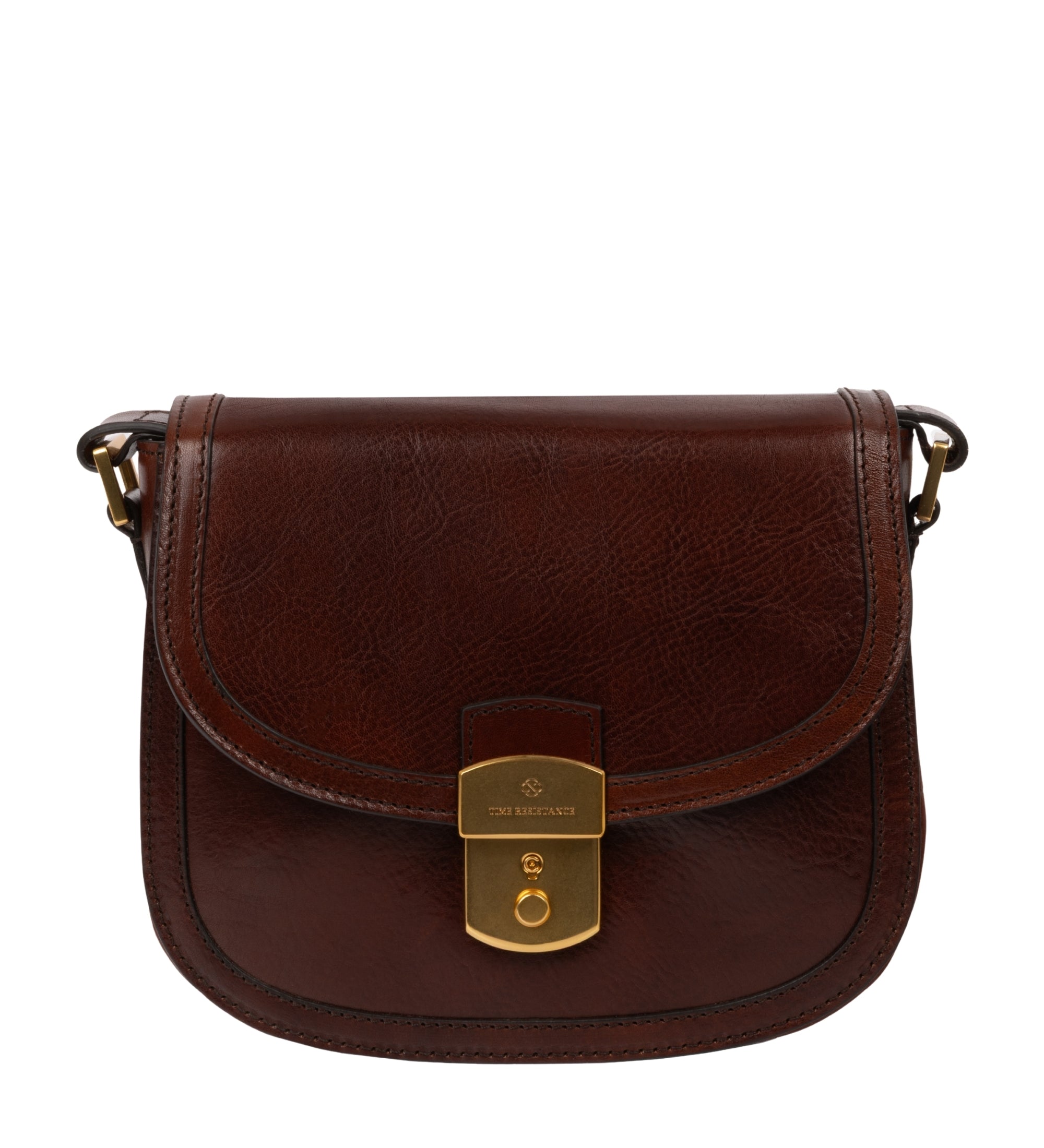 Womens Leather Saddle Bag - Secrets