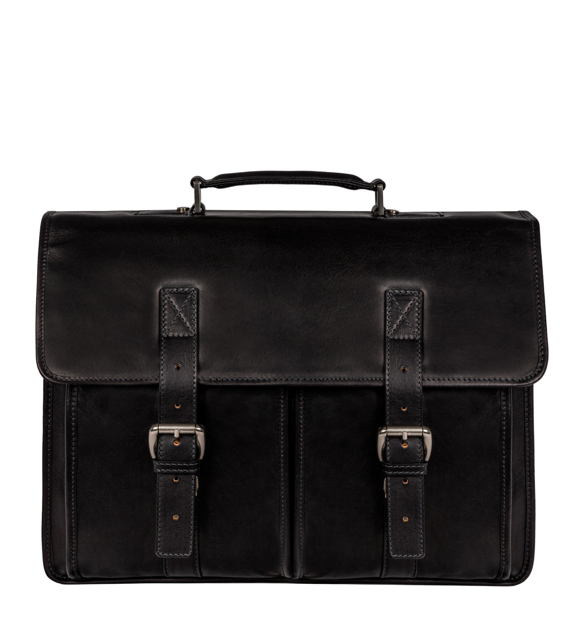 Leather Satchel Bag - The Time Machine