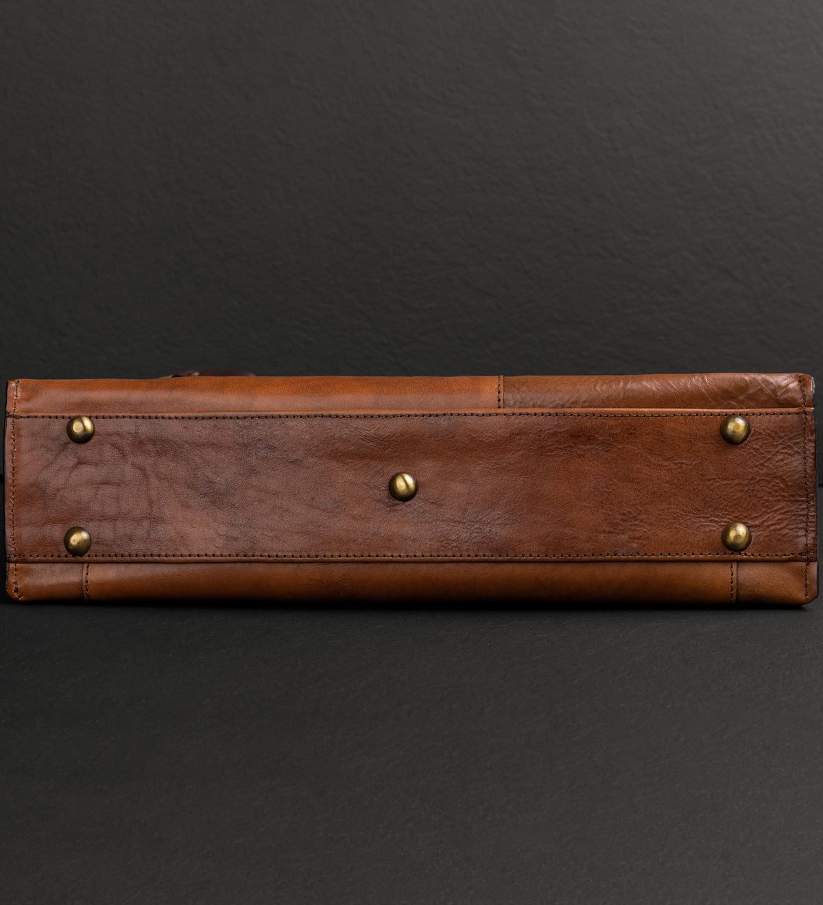 Brown Leather Briefcase Laptop Bag for Women - From Here to Eternity