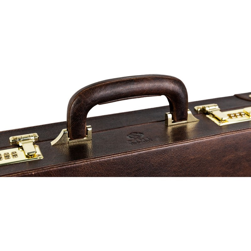 Large Leather Attaché Case Briefcase - Parade's End