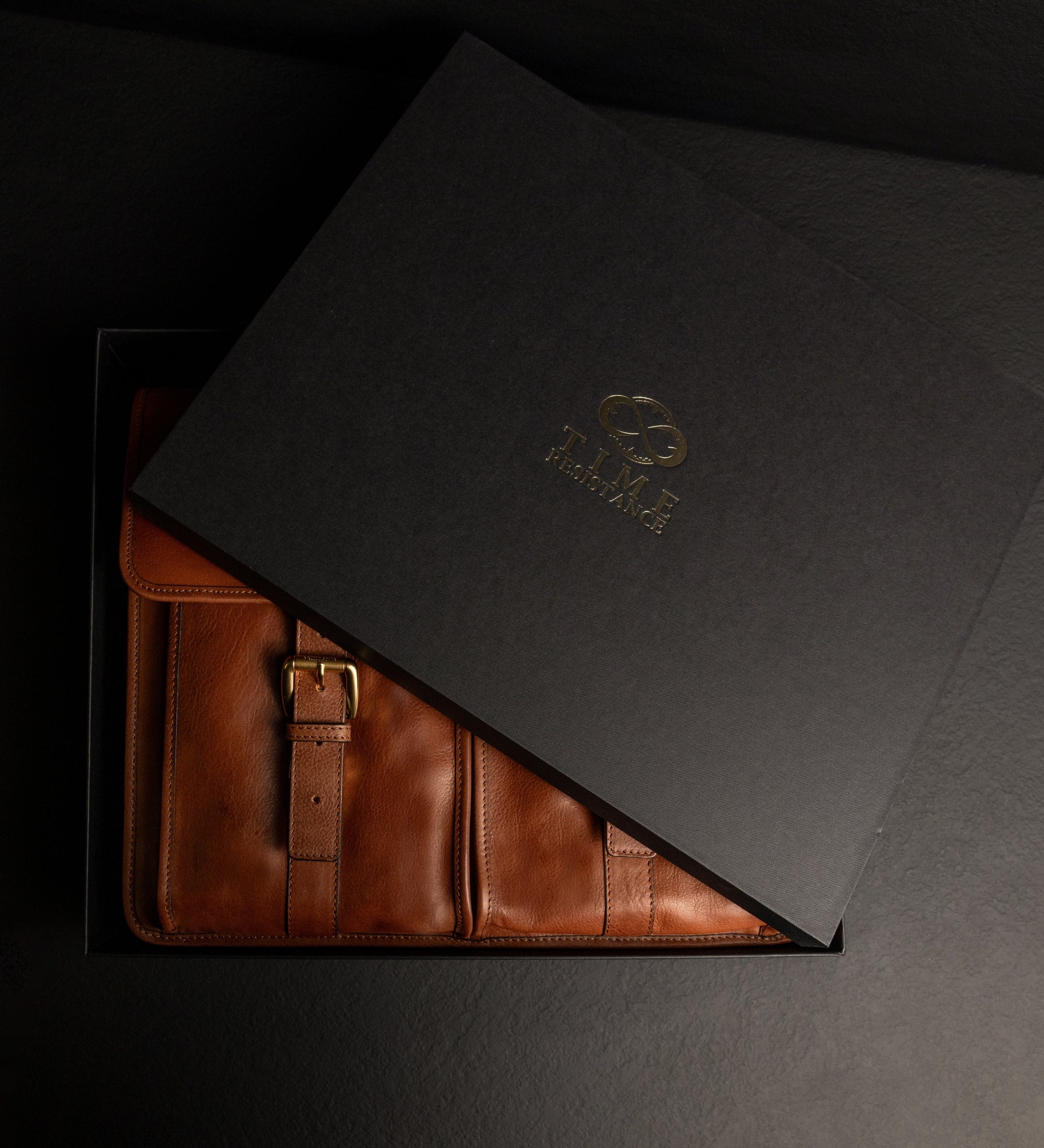 Leather Satchel Bag - The Time Machine