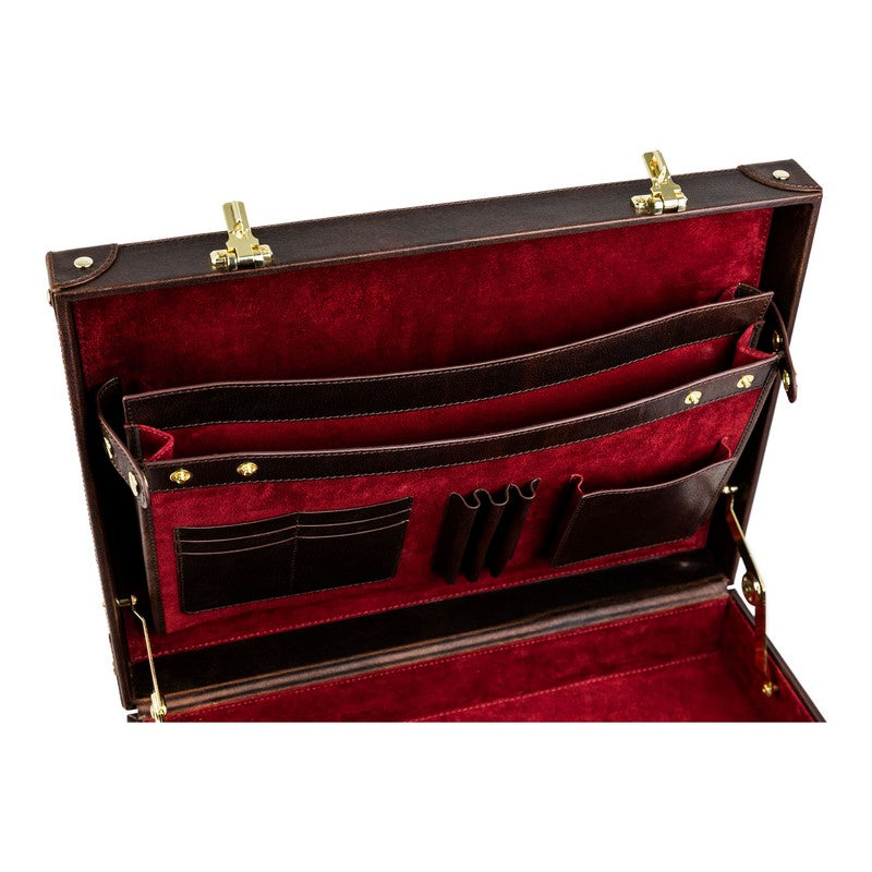 Large Leather Attaché Case Briefcase - Parade's End