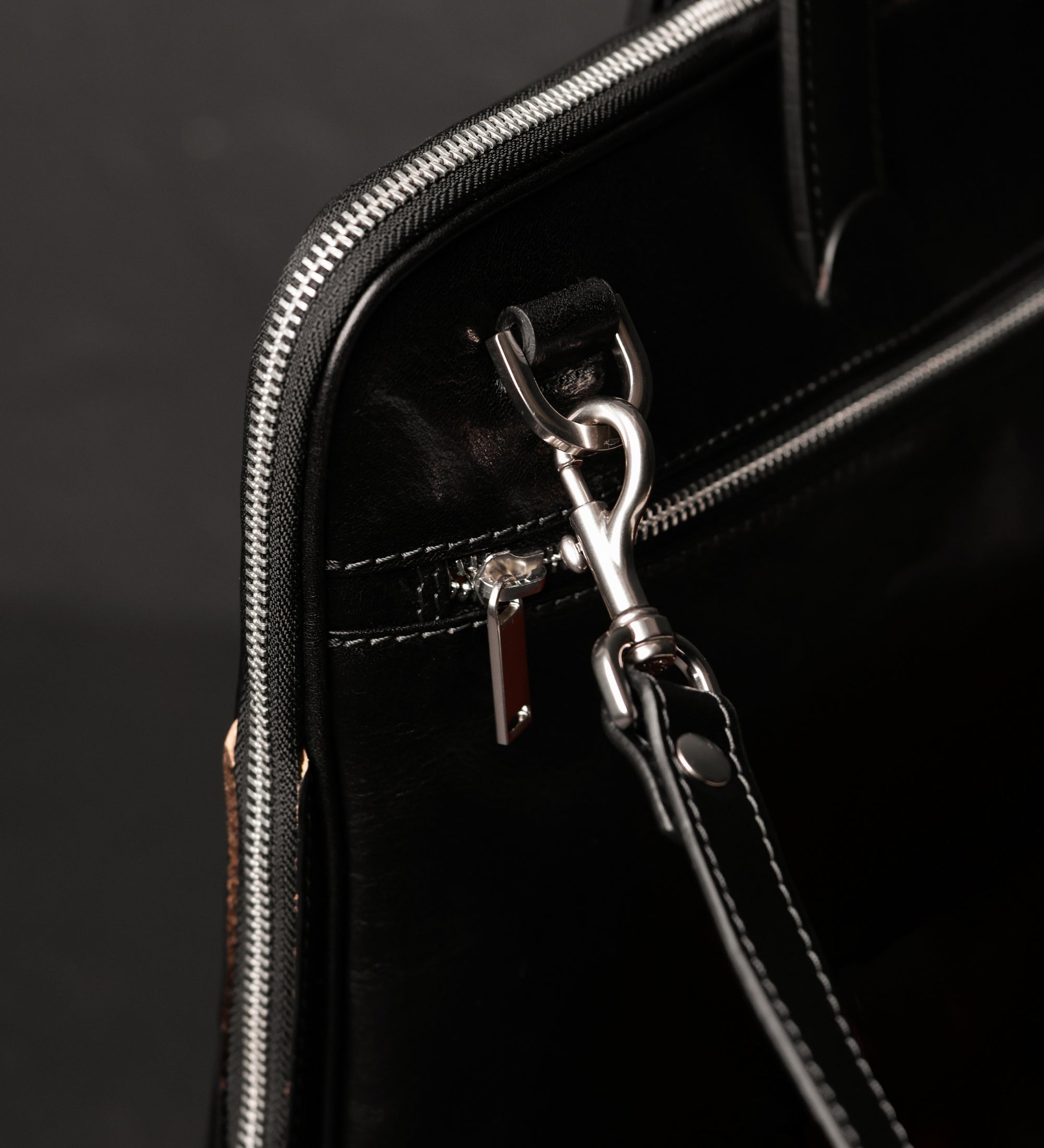Womens Leather Briefcase Laptop Bag - Brave New World