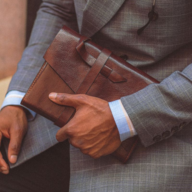 Leather Journal with Refillable A5 Notepad - P.S. I Love You Accessories Time Resistance