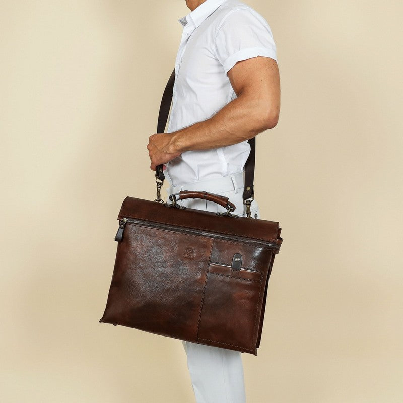 Leather Duffel Bag - The Day of The Locust