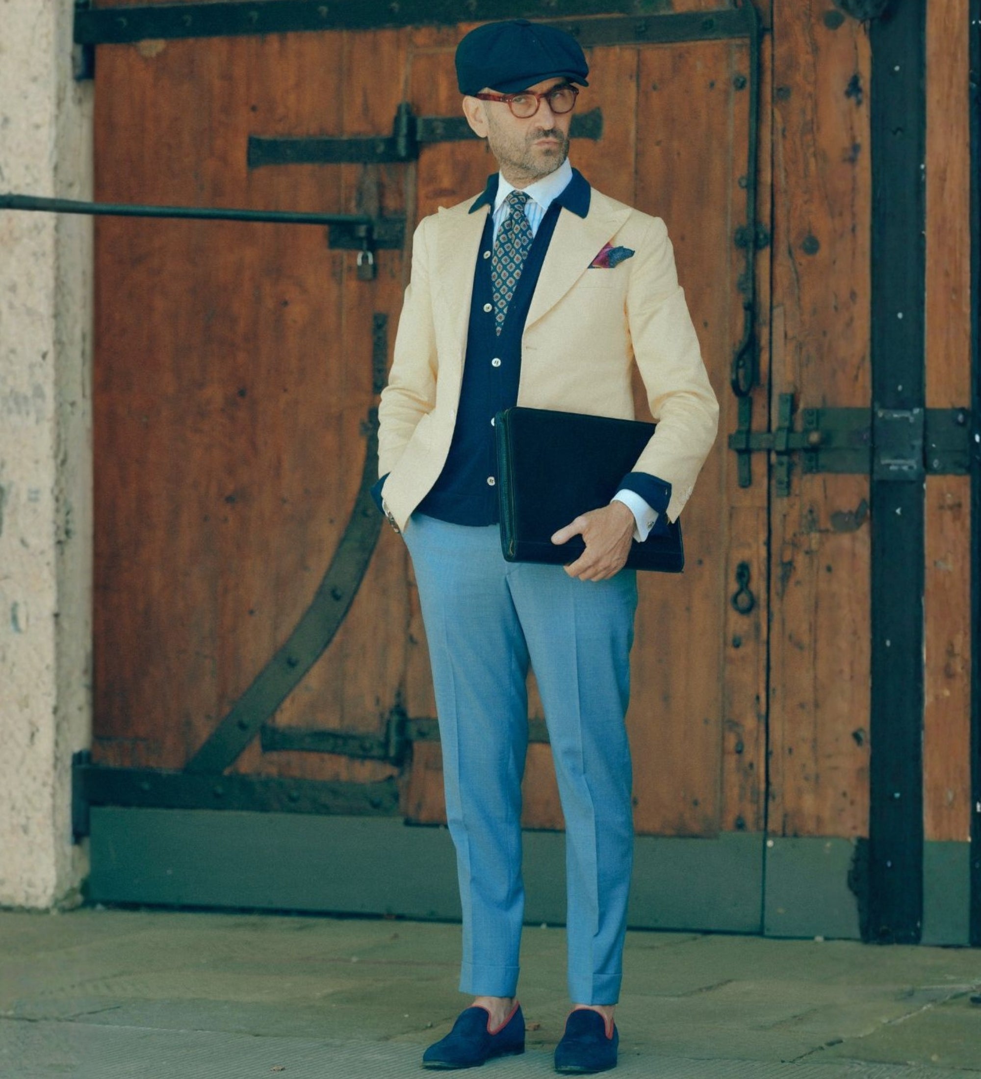 Leather A4 Documents Folder Organizer - Candide