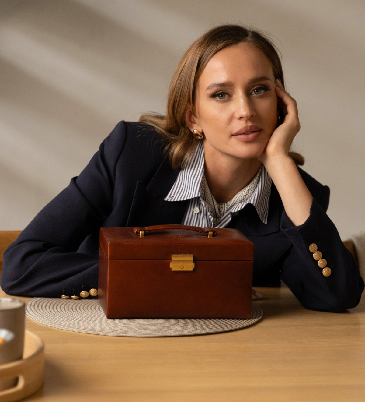Leather Jewelry Box for Women - Beloved