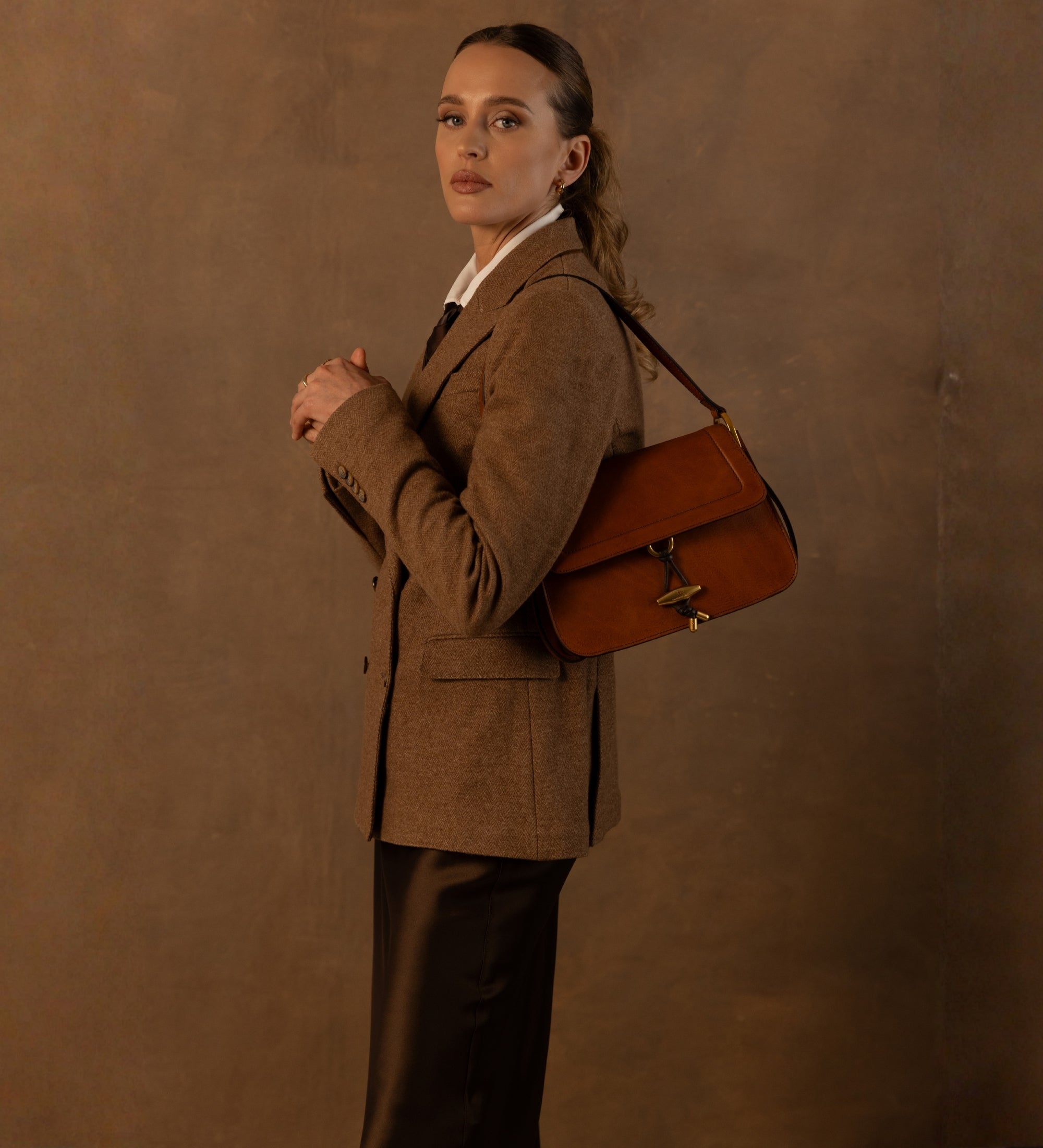 Leather Flap Bag for Women - Possession