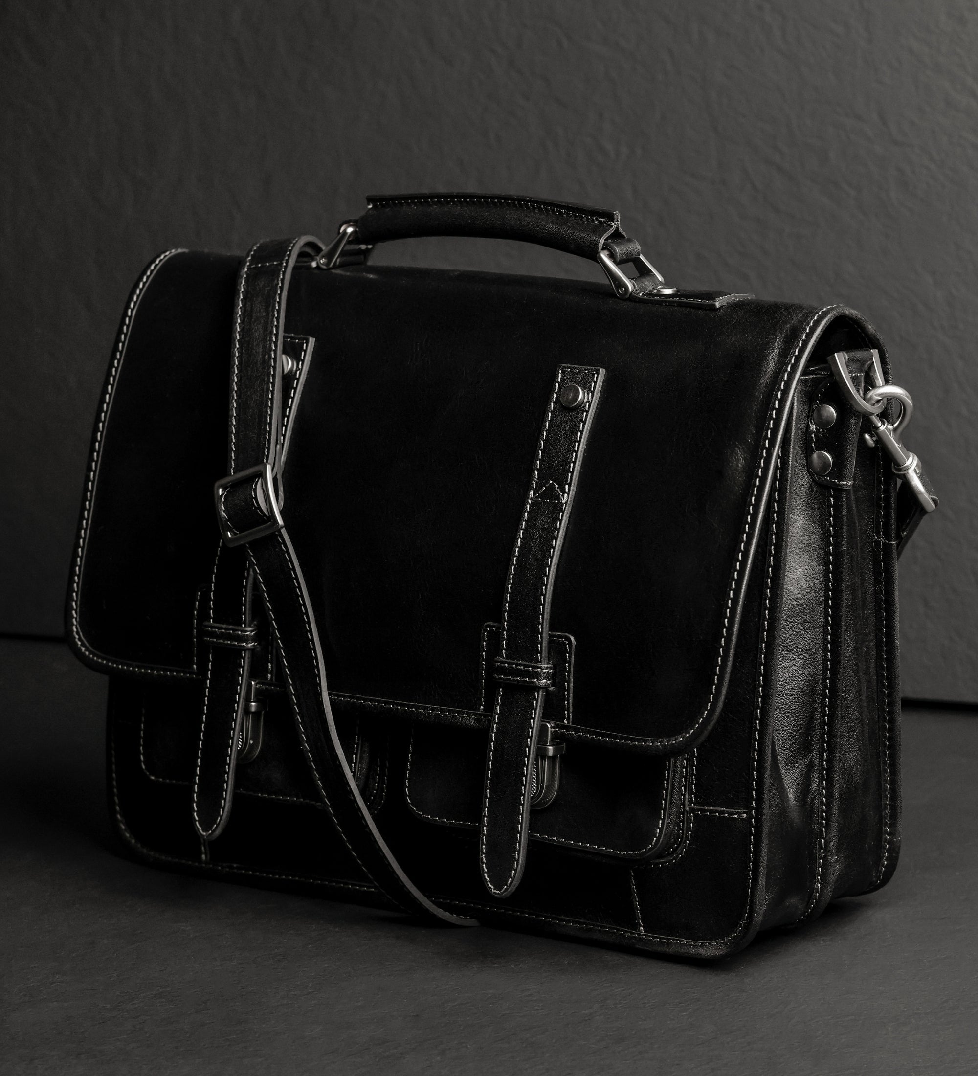 Leather Briefcase Backpack - A Midsummer Night's Dream