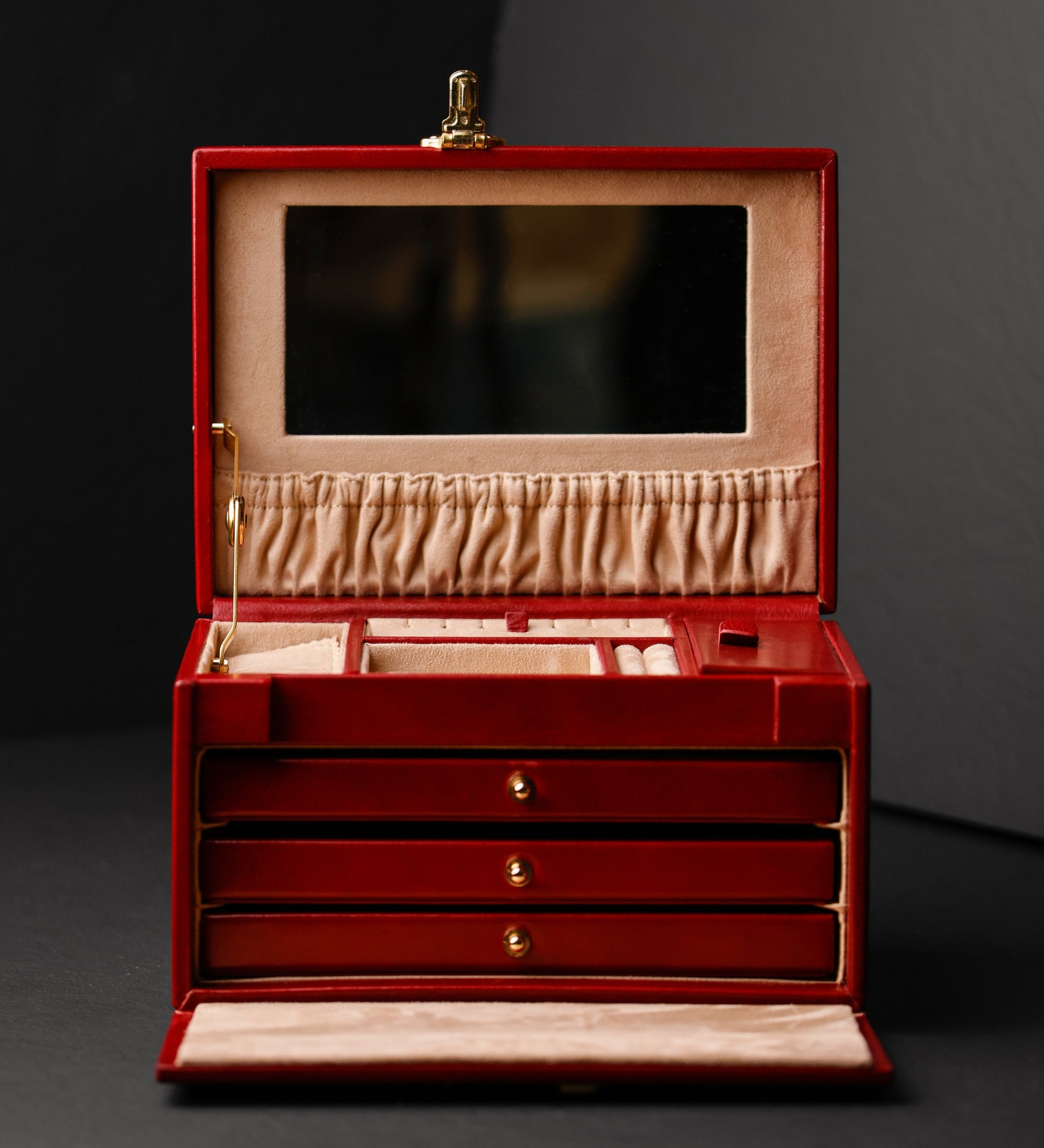 Large Leather Jewelry Box for Women - The Portrait of a Lady