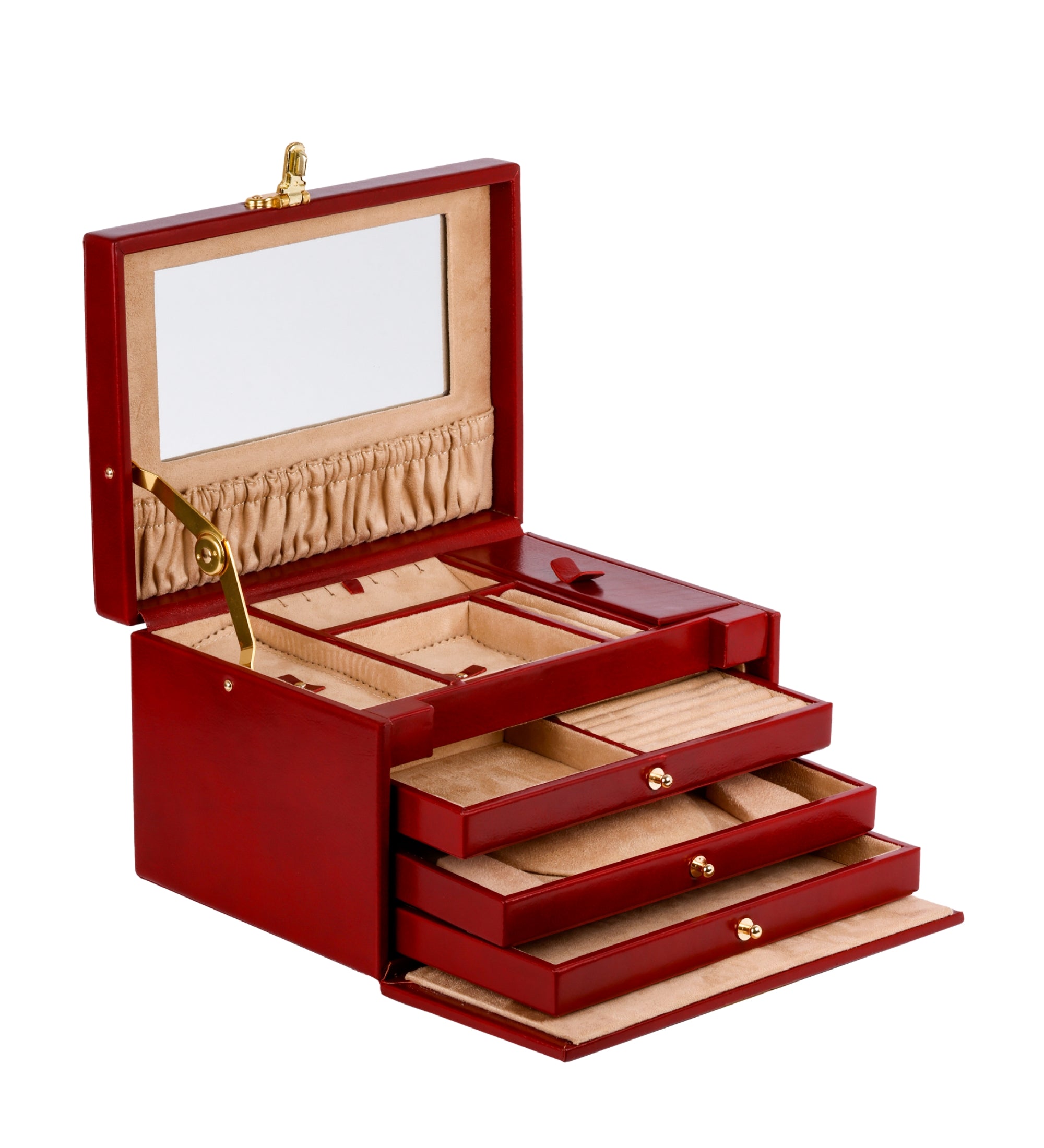 Large Leather Jewelry Box for Women - The Portrait of a Lady