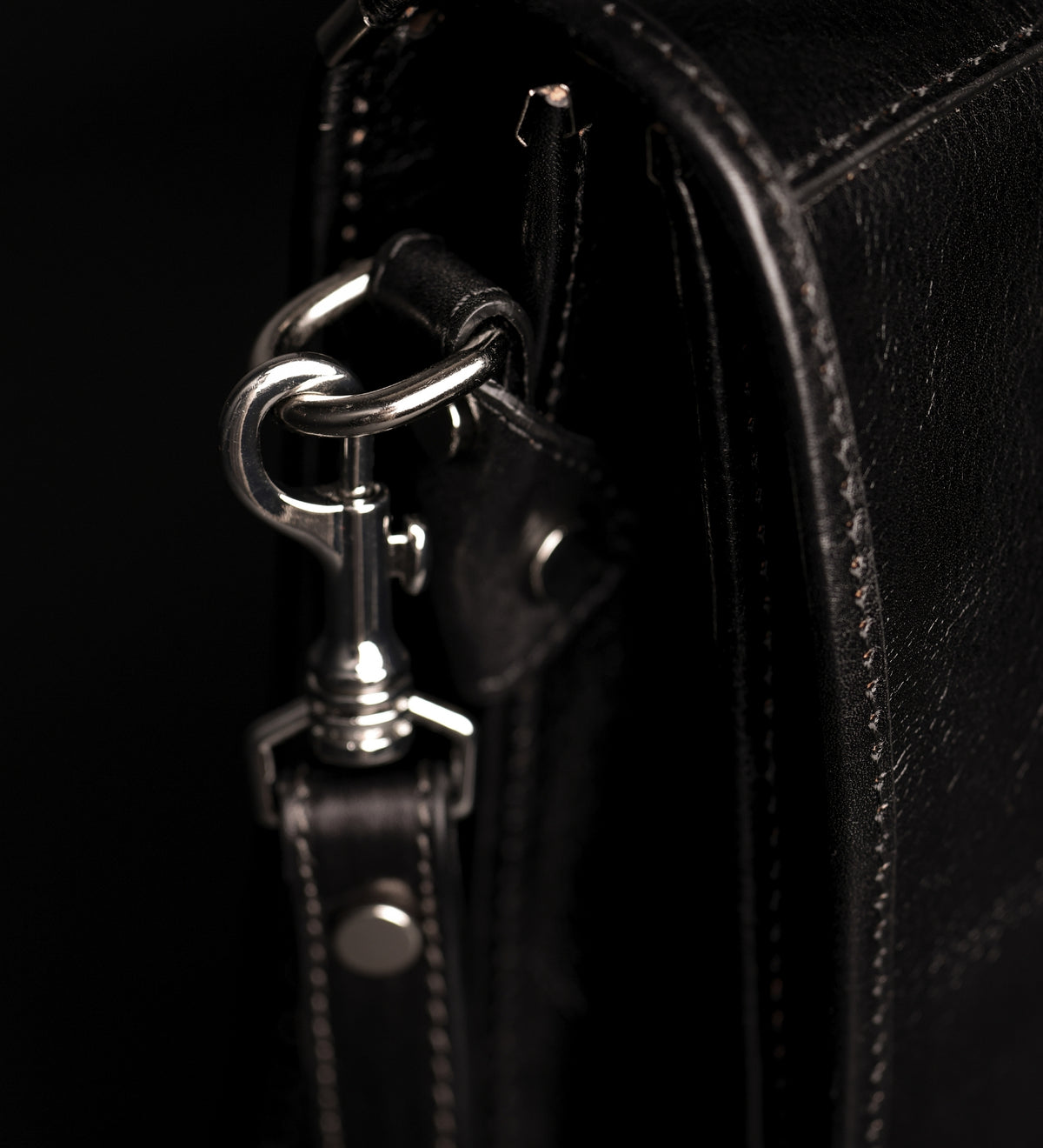 Leather Briefcase Laptop Bag - Illusions