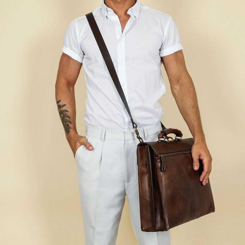 Leather Duffel Bag - The Day of The Locust