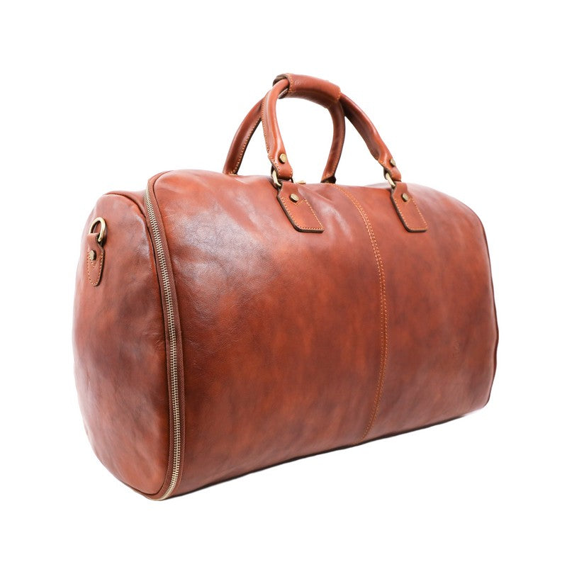 Leather Garment Bag, Duffel Bag - Paradise Lost Duffel Bag Time Resistance