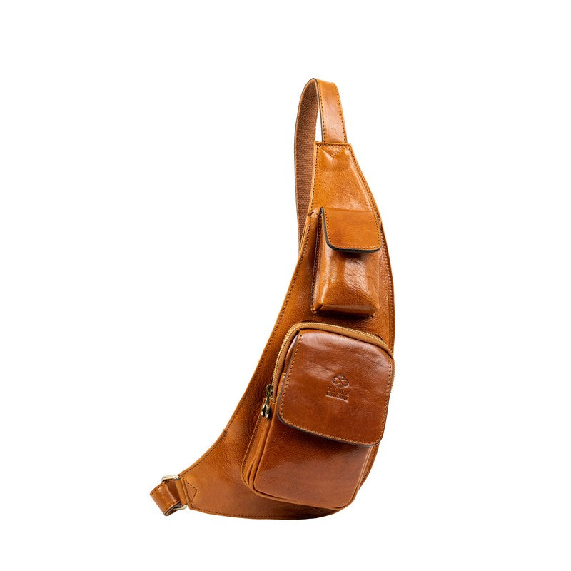 Leather Sling Bag Crossbody Bag - The Monk
