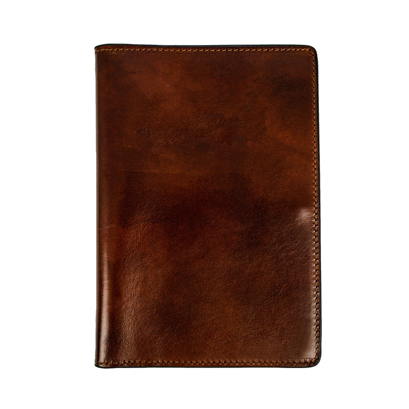 Large Leather Passport Holder - Gulliver's Travels Accessories Time Resistance