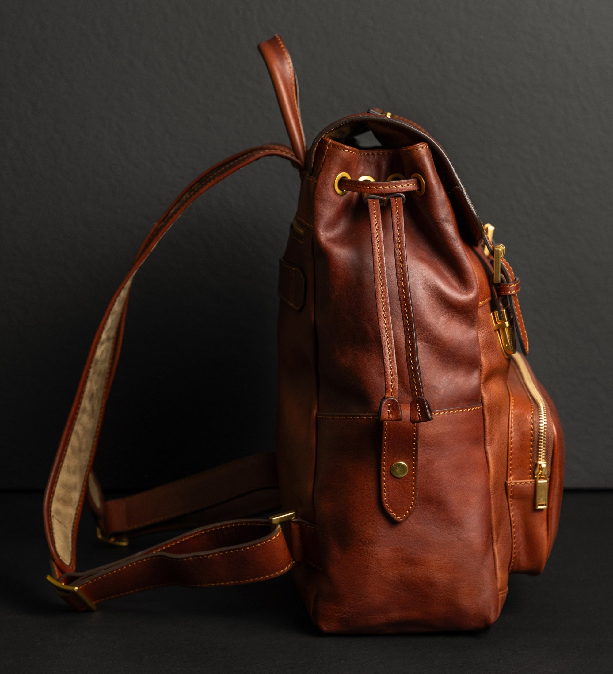 Leather Backpack - The Good Earth