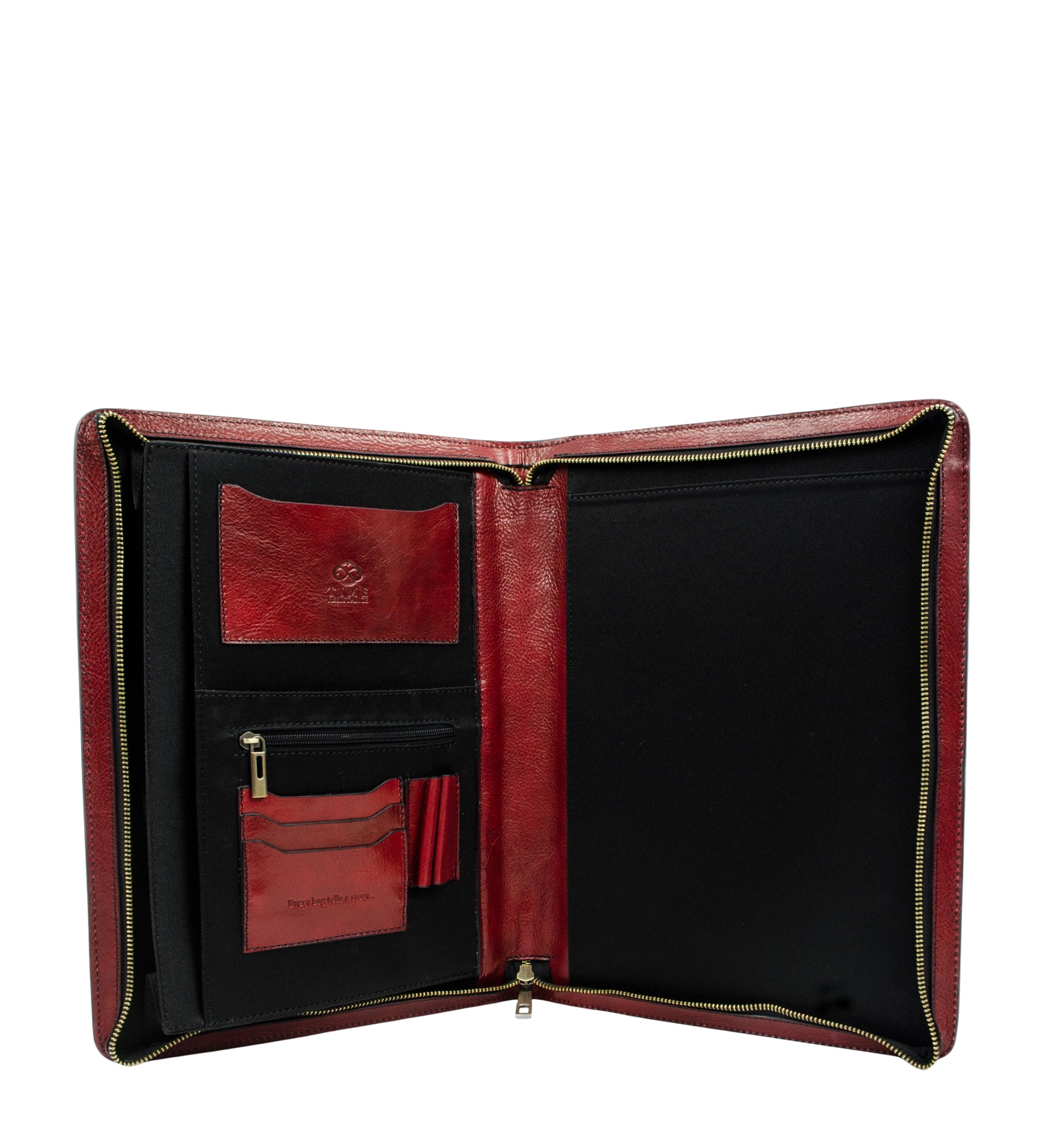 Leather A4 Documents Folder Organizer - Candide