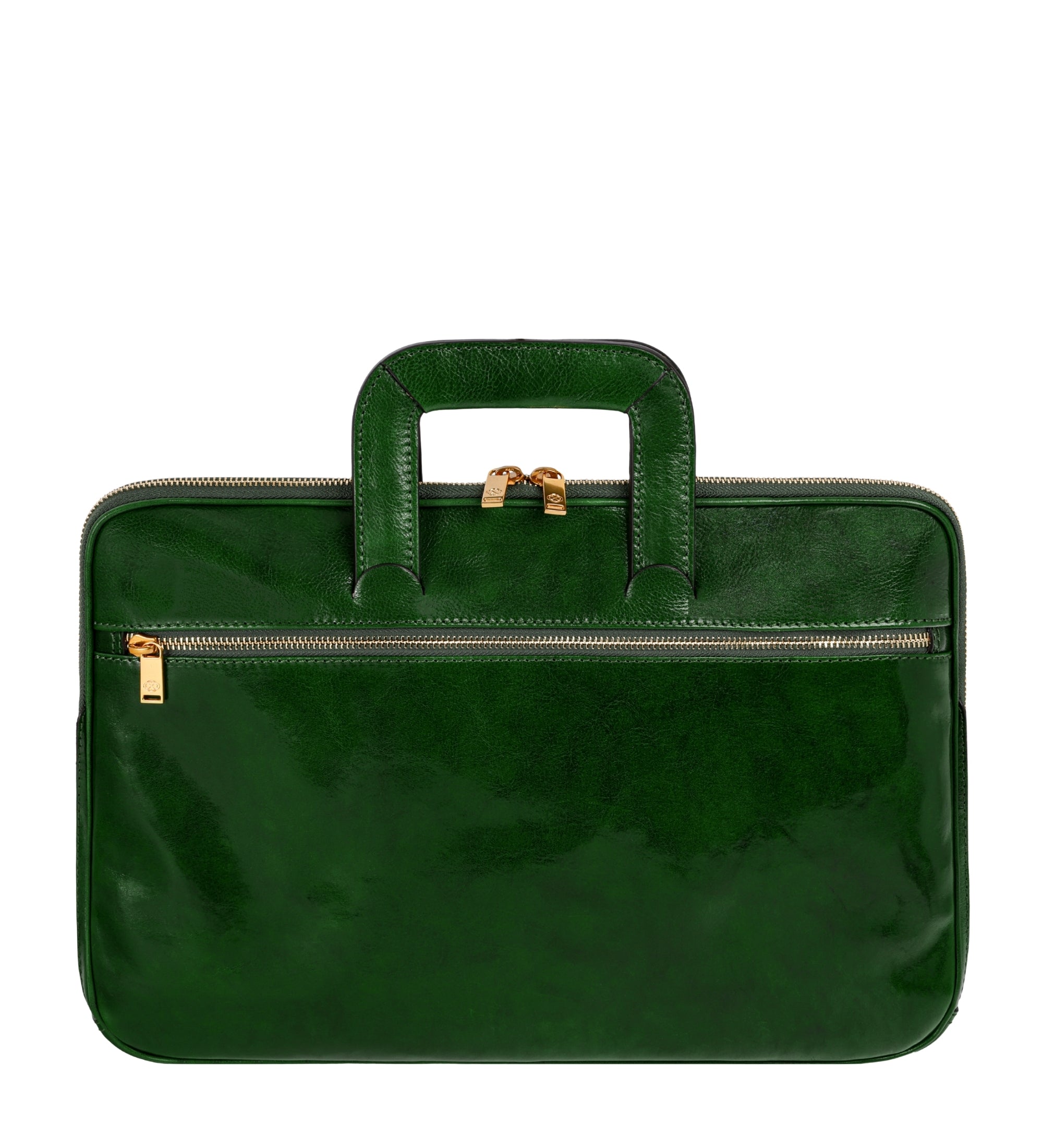 Womens Leather Briefcase Laptop Bag - Brave New World