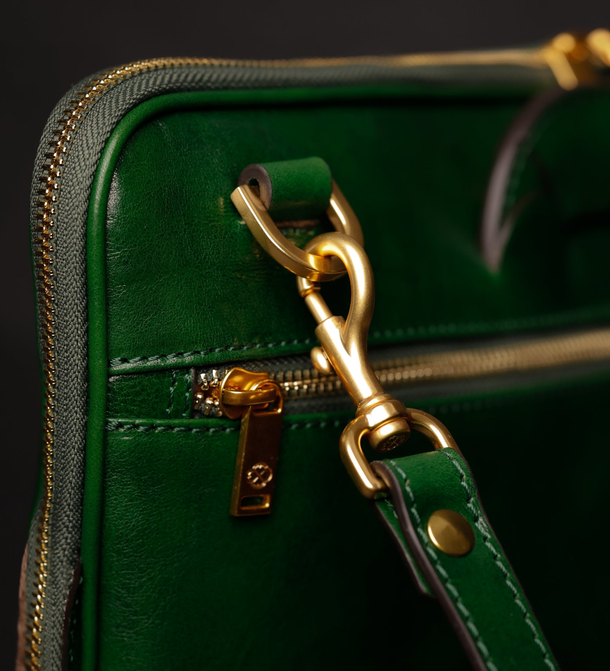 Womens Leather Briefcase Laptop Bag - Brave New World