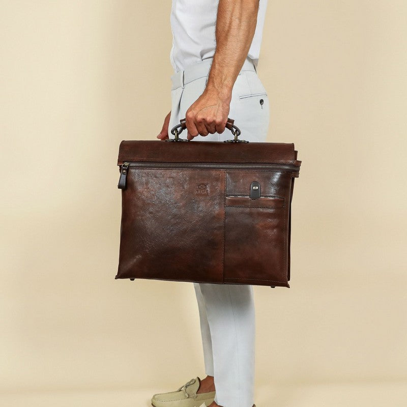 Leather Duffel Bag - The Day of The Locust