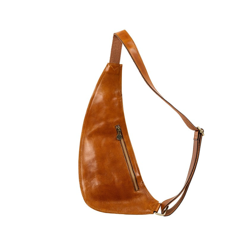 Leather Sling Bag Crossbody Bag - The Monk