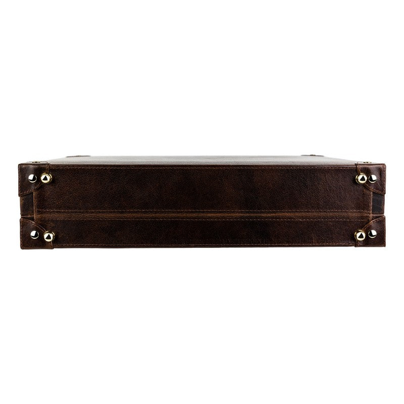 Large Leather Attaché Case Briefcase - Parade's End
