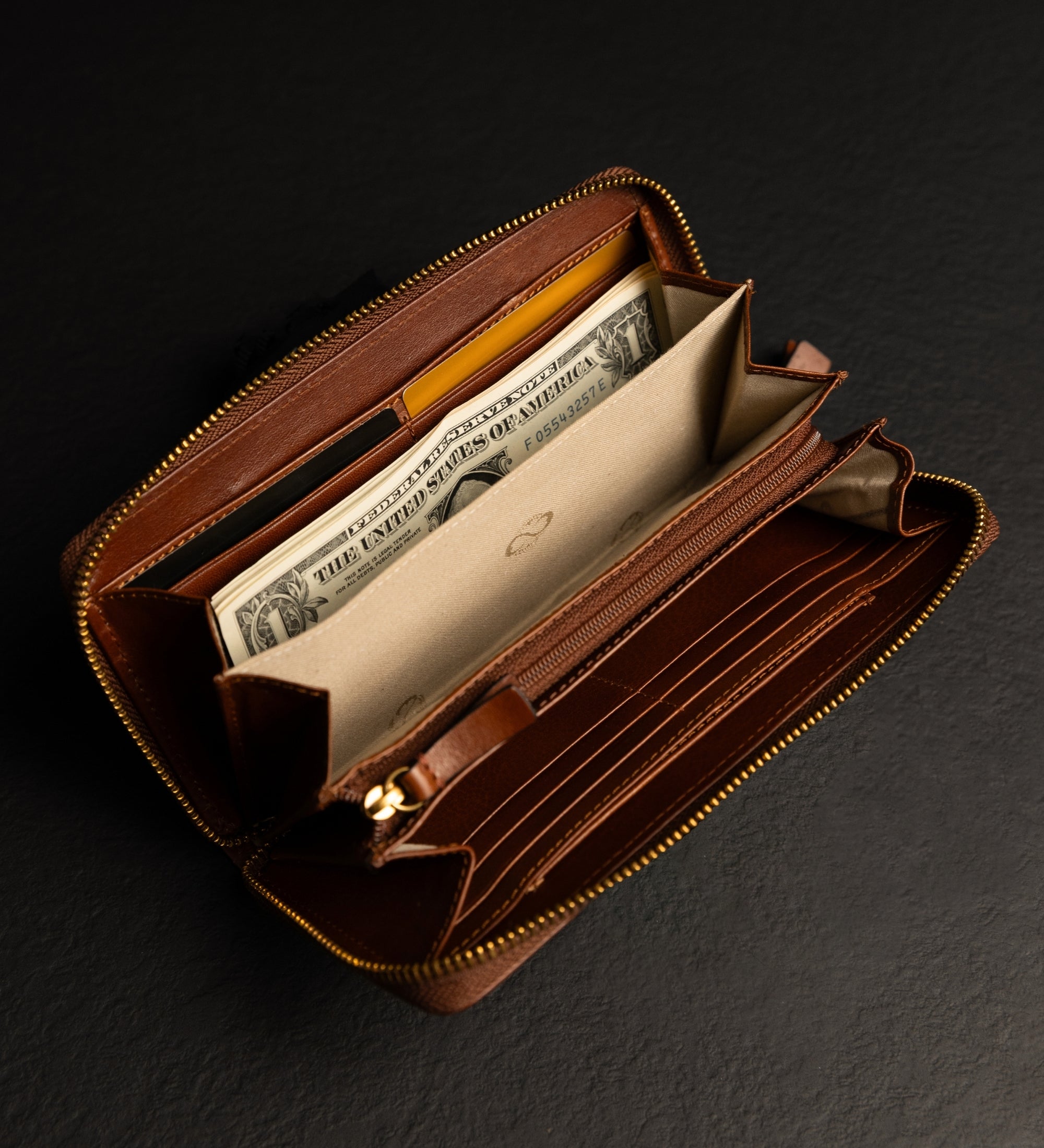 Women’s Leather Continental Wallet - Excellent Women