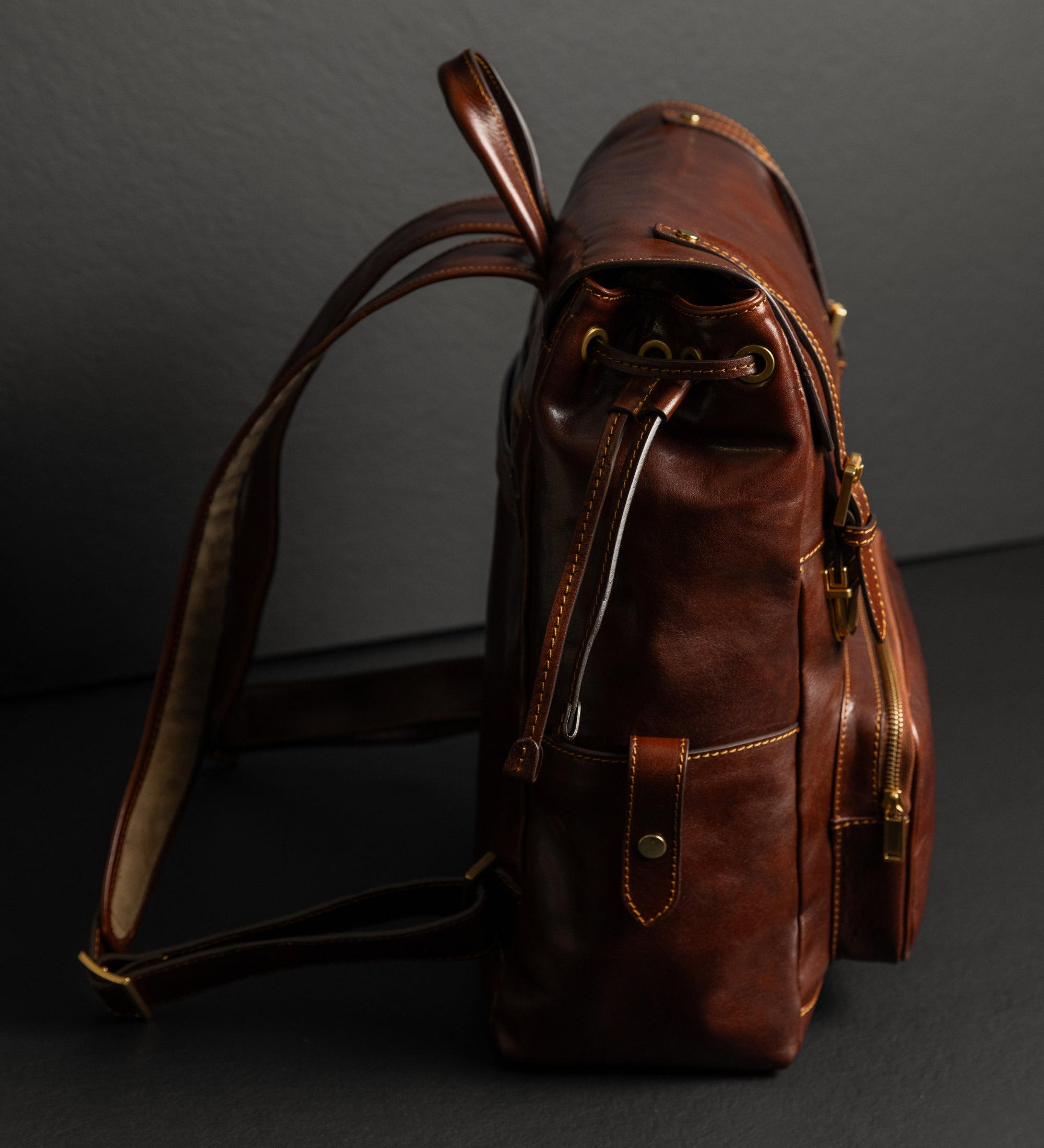 Leather Backpack - The Good Earth