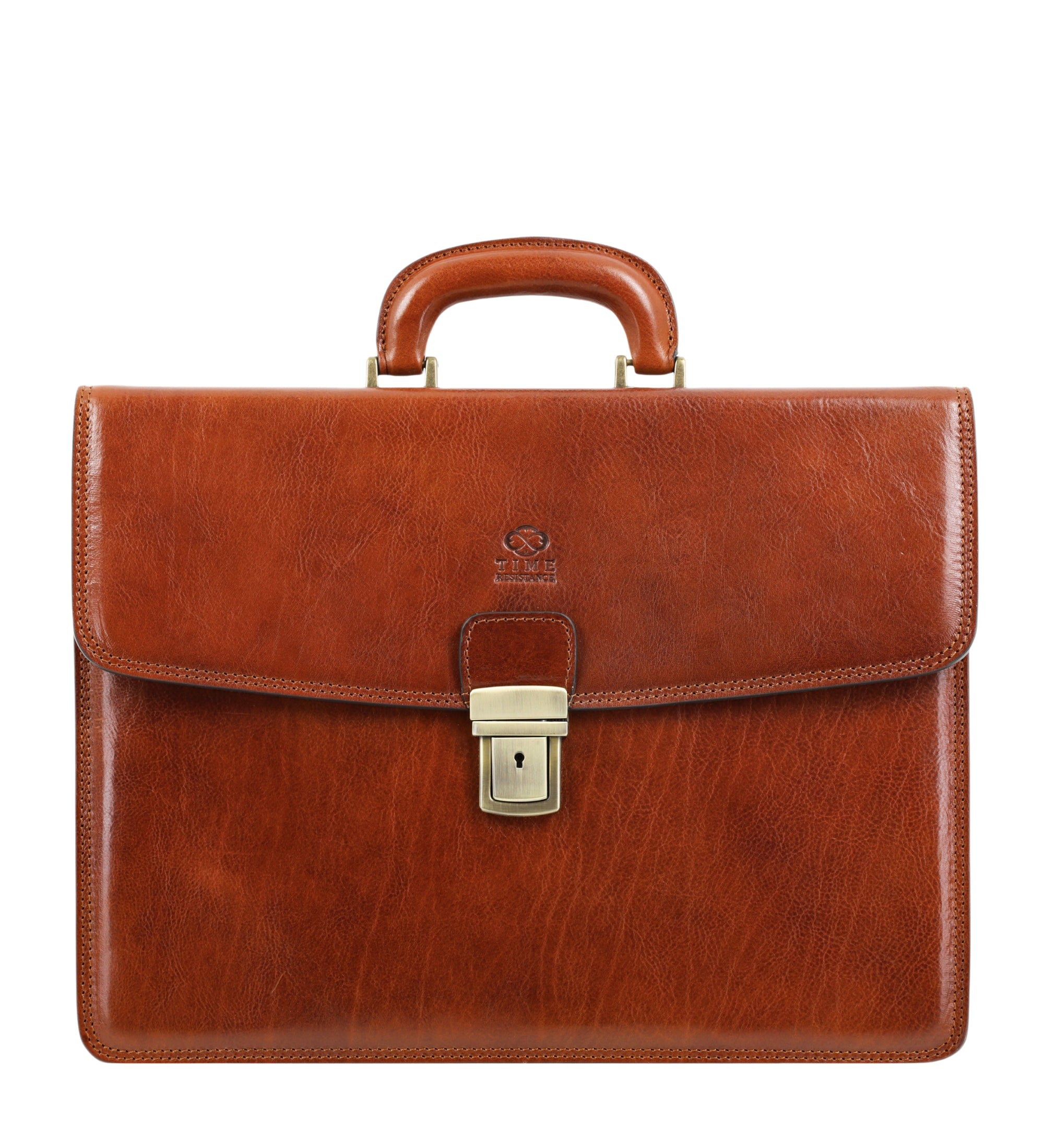 Leather Briefcase - The Sound of the Mountain