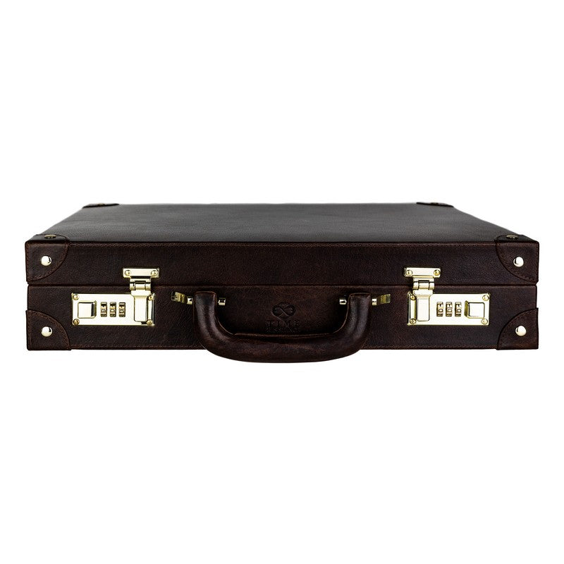 Large Leather Attaché Case Briefcase - Parade's End