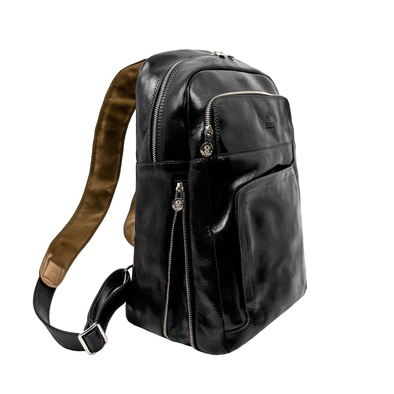 Large Leather Backpack - L.A. Confidential Backpack Time Resistance   