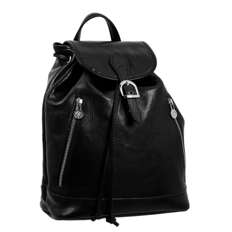 Leather Backpack - White Noise Backpack Time Resistance