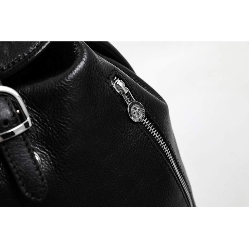 Leather Backpack - White Noise Backpack Time Resistance