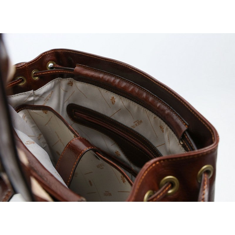 Leather Backpack - The Good Earth Backpack Time Resistance