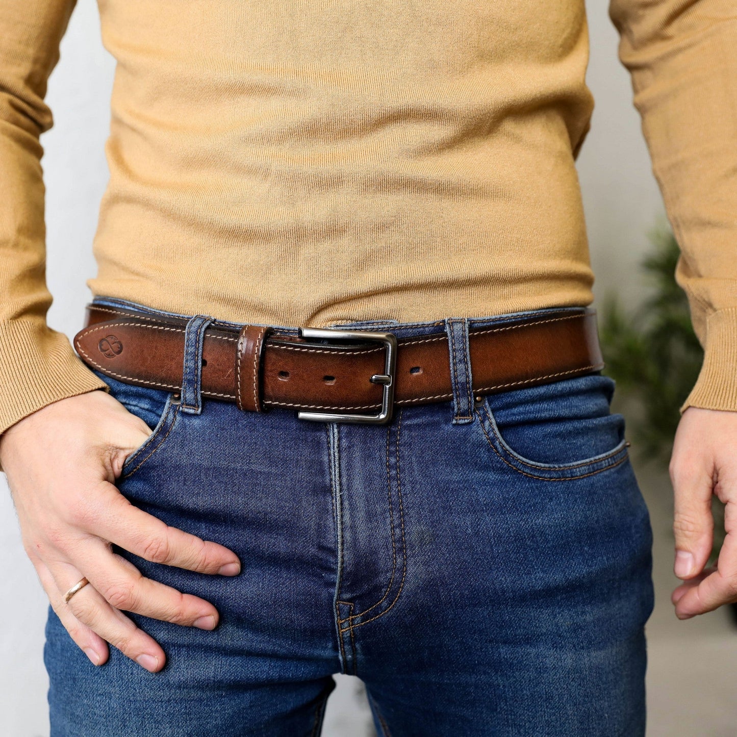Brown Leather Belt - The Return of the Native Accessories Time Resistance