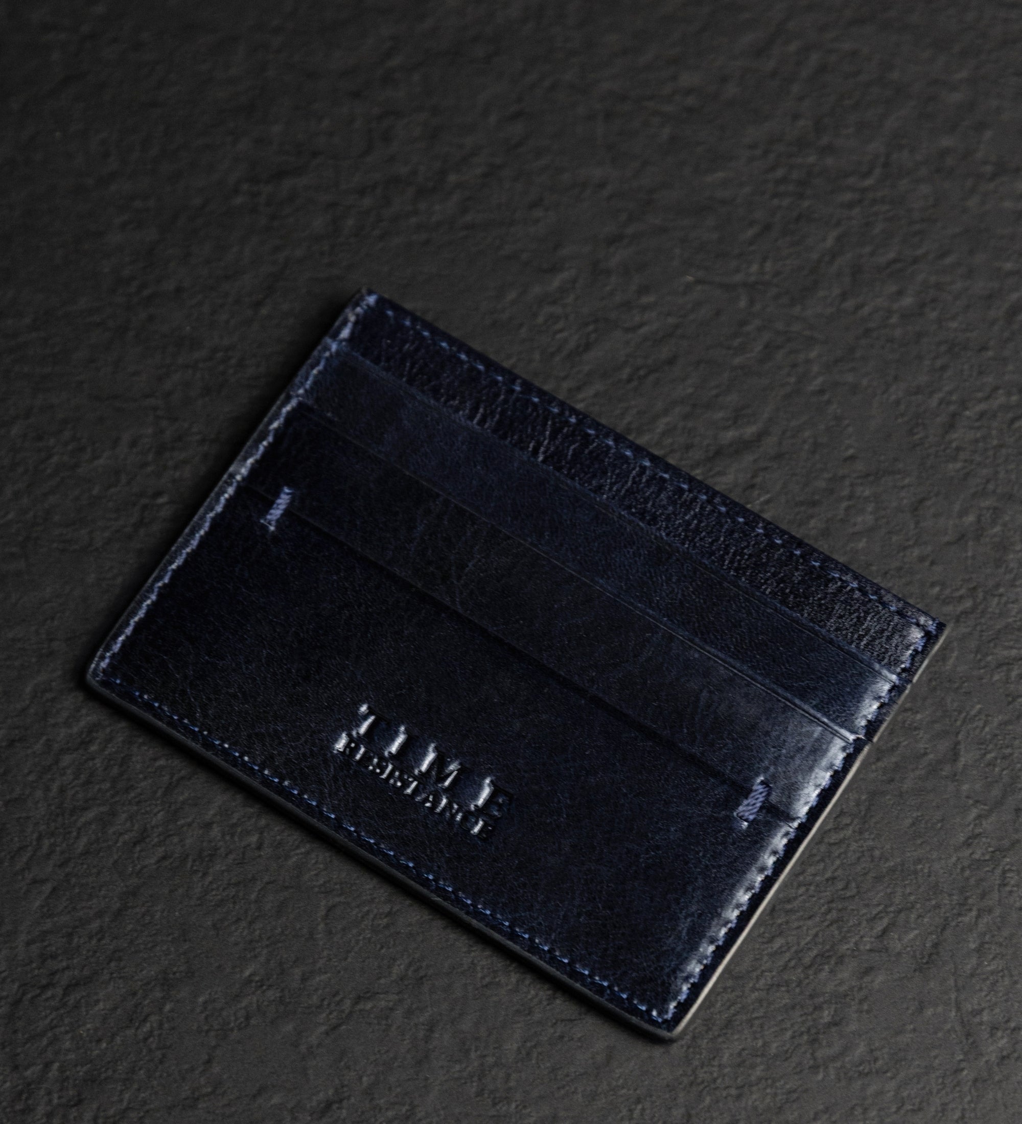 Leather Credit Card Case Business Card Case - Fireflies