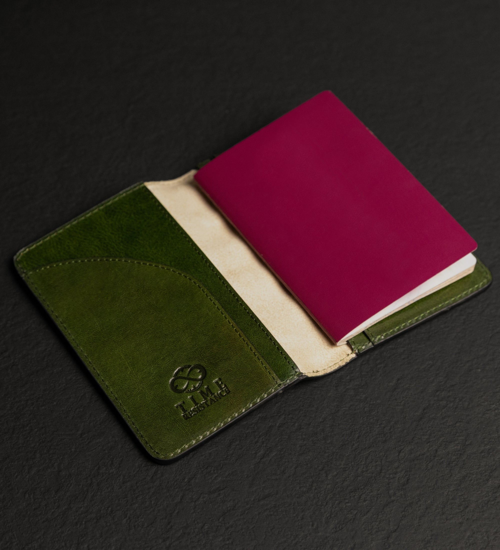 Small Leather Passport Holder - Gulliver's Travels