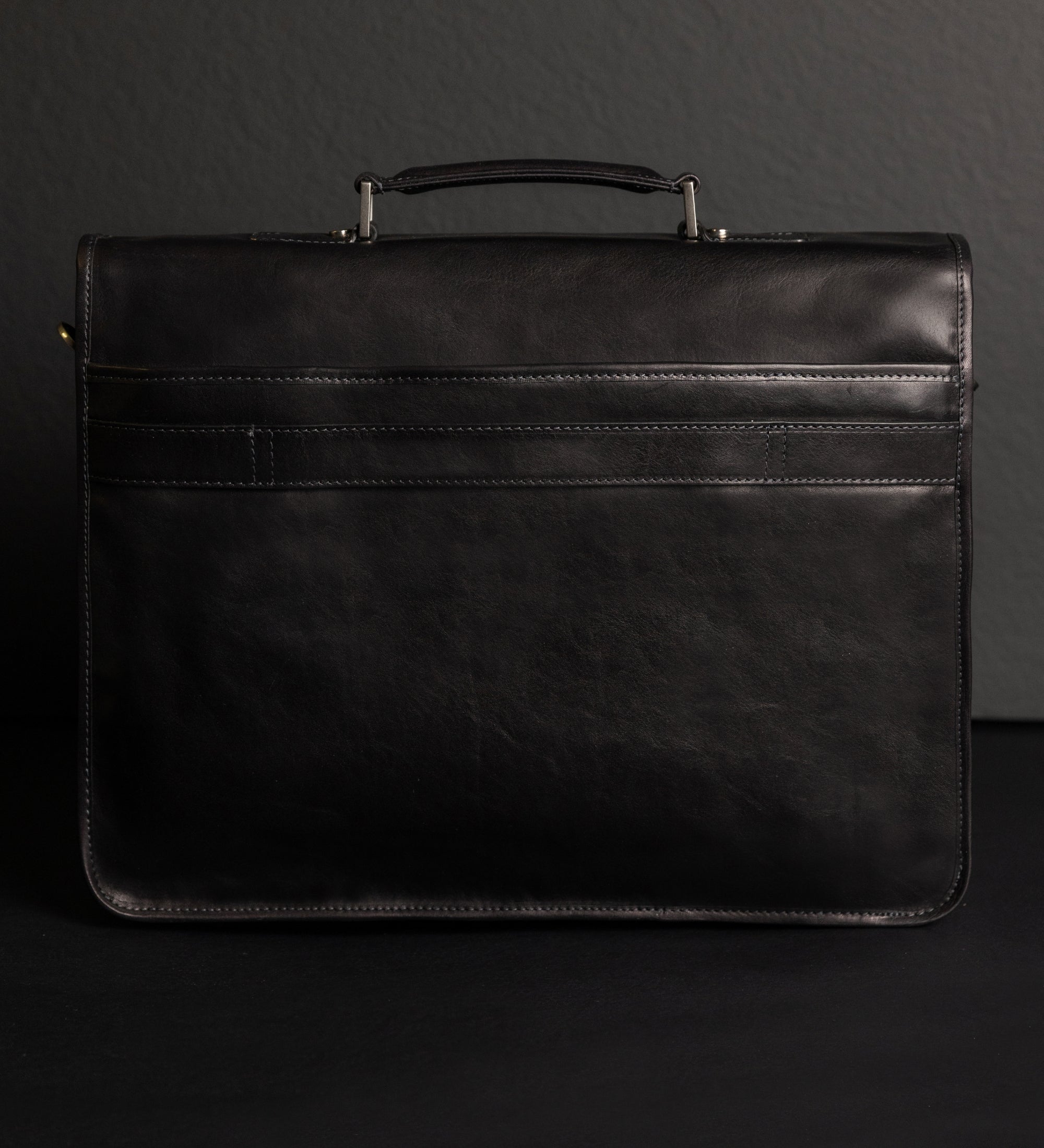 Leather Satchel Bag - The Time Machine