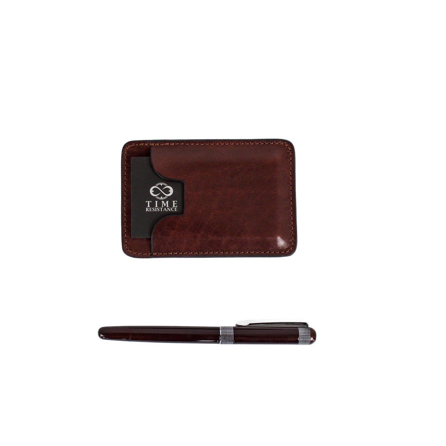 Leather Credit Card Case Business Card Case - 1984 Accessories Time Resistance