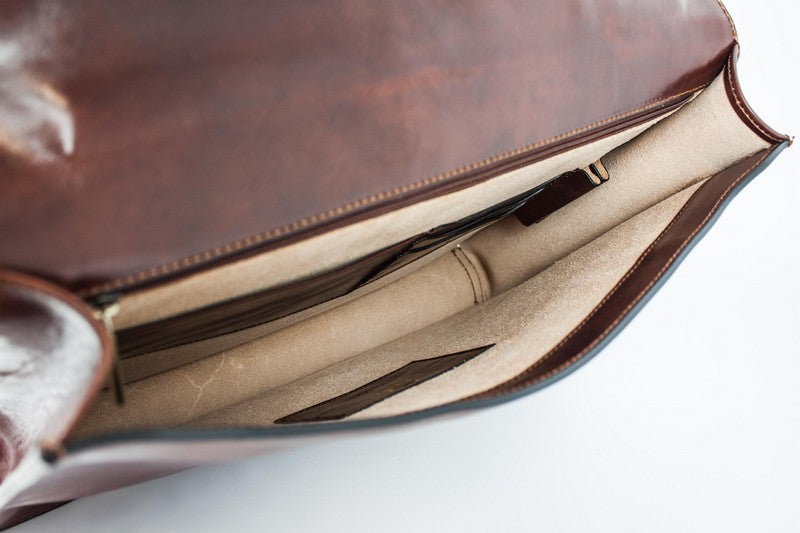 Leather Briefcase - Arthur
