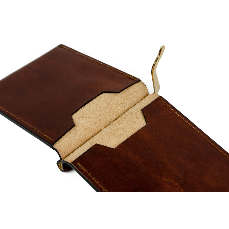 Leather Money Clip Wallet - Tom Jones Accessories Time Resistance