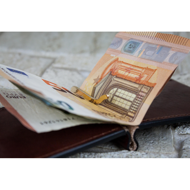 Leather Money Clip Wallet - Tom Jones Accessories Time Resistance