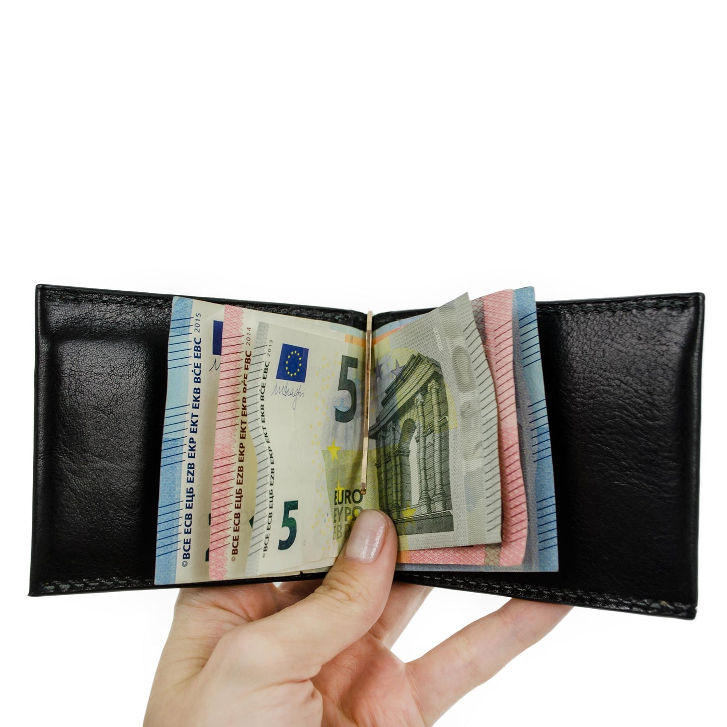 Leather Money Clip Wallet - Tom Jones Accessories Time Resistance