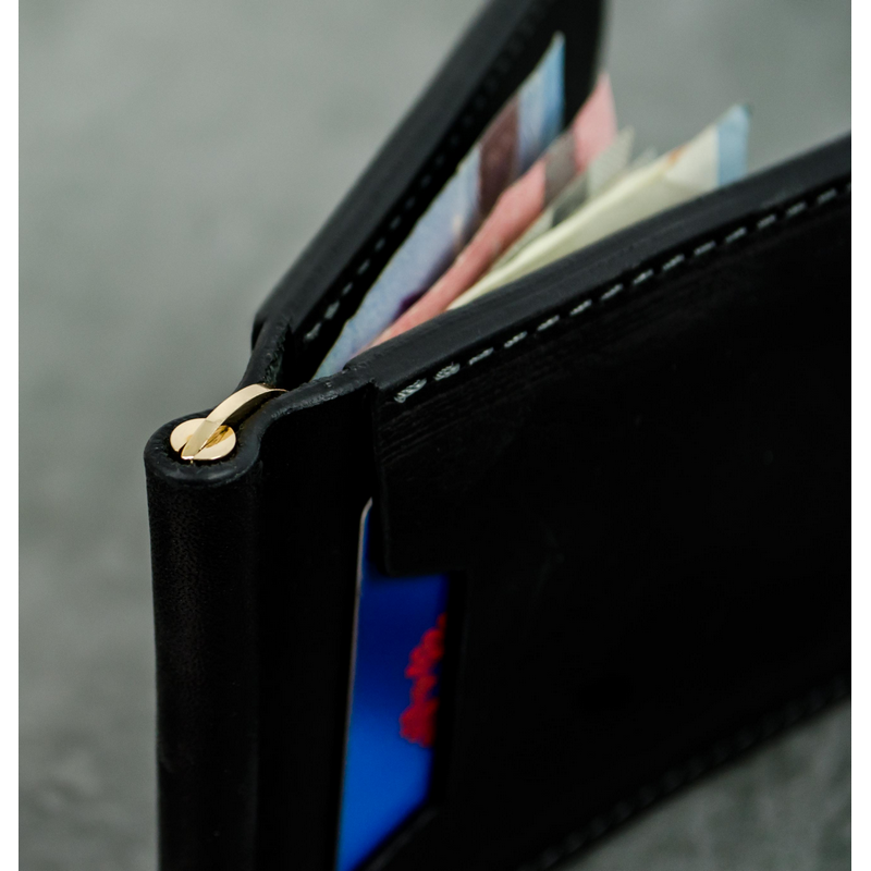 Leather Money Clip Wallet - Tom Jones Accessories Time Resistance