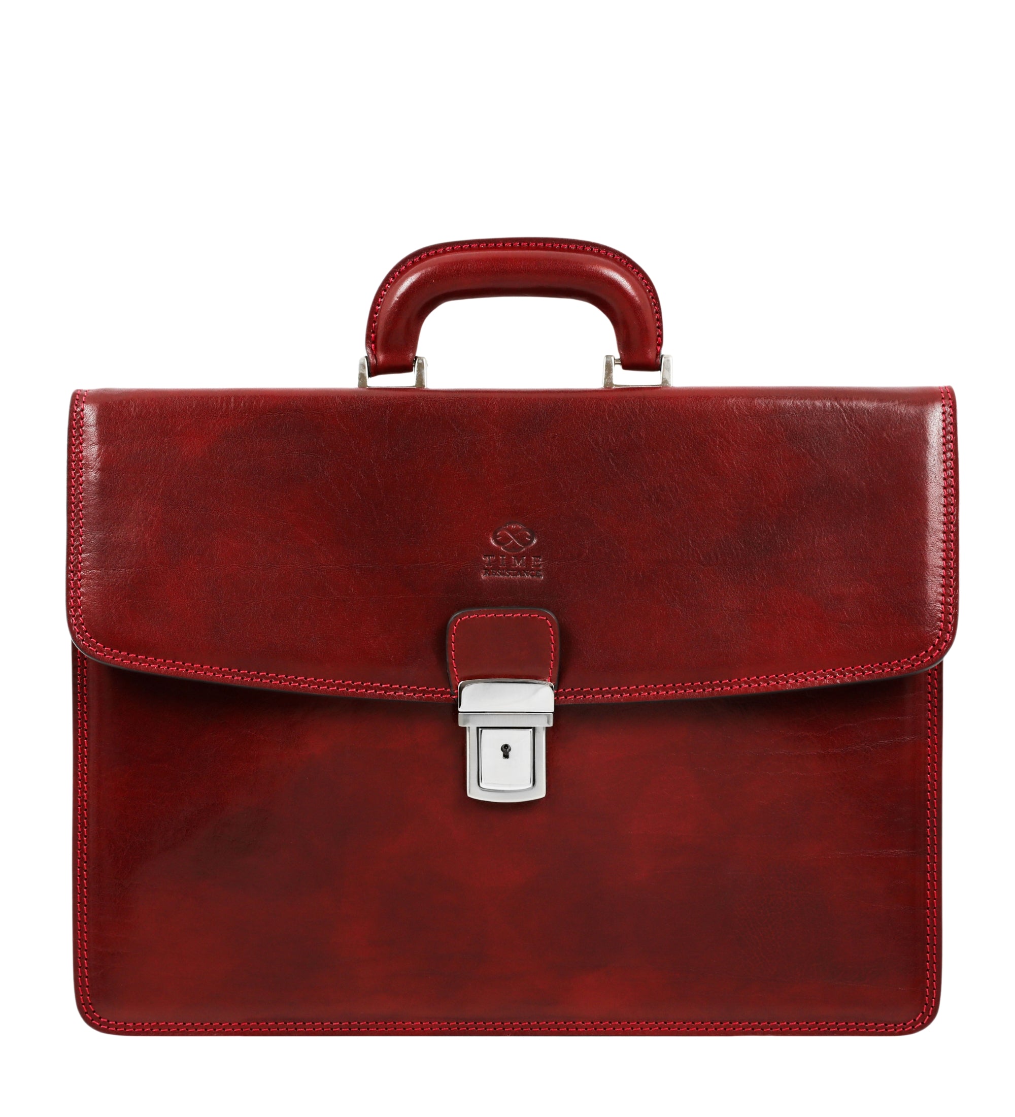 Leather Briefcase - The Sound of the Mountain