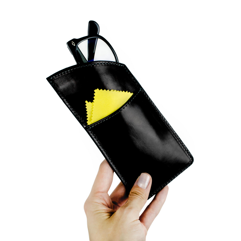 Leather Glasses Sleeve - One Hundred Years of Solitude Accessories Time Resistance