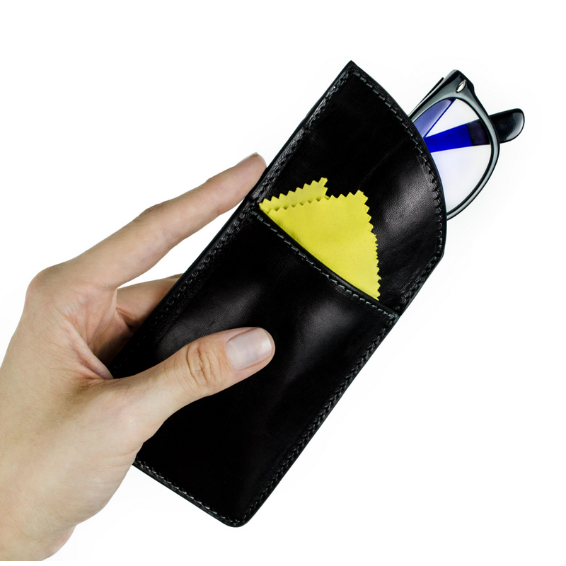 Leather Glasses Sleeve - One Hundred Years of Solitude Accessories Time Resistance