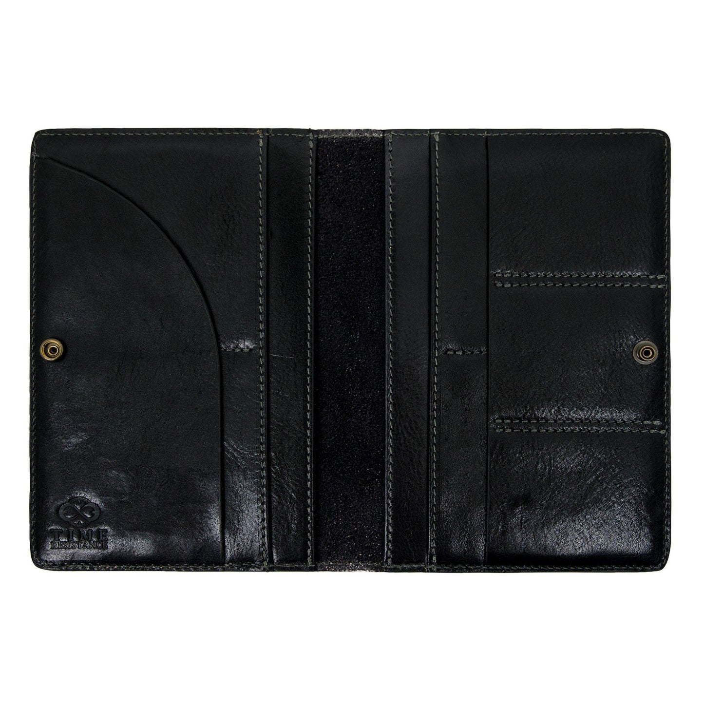 Large Leather Passport Holder - Gulliver's Travels Accessories Time Resistance